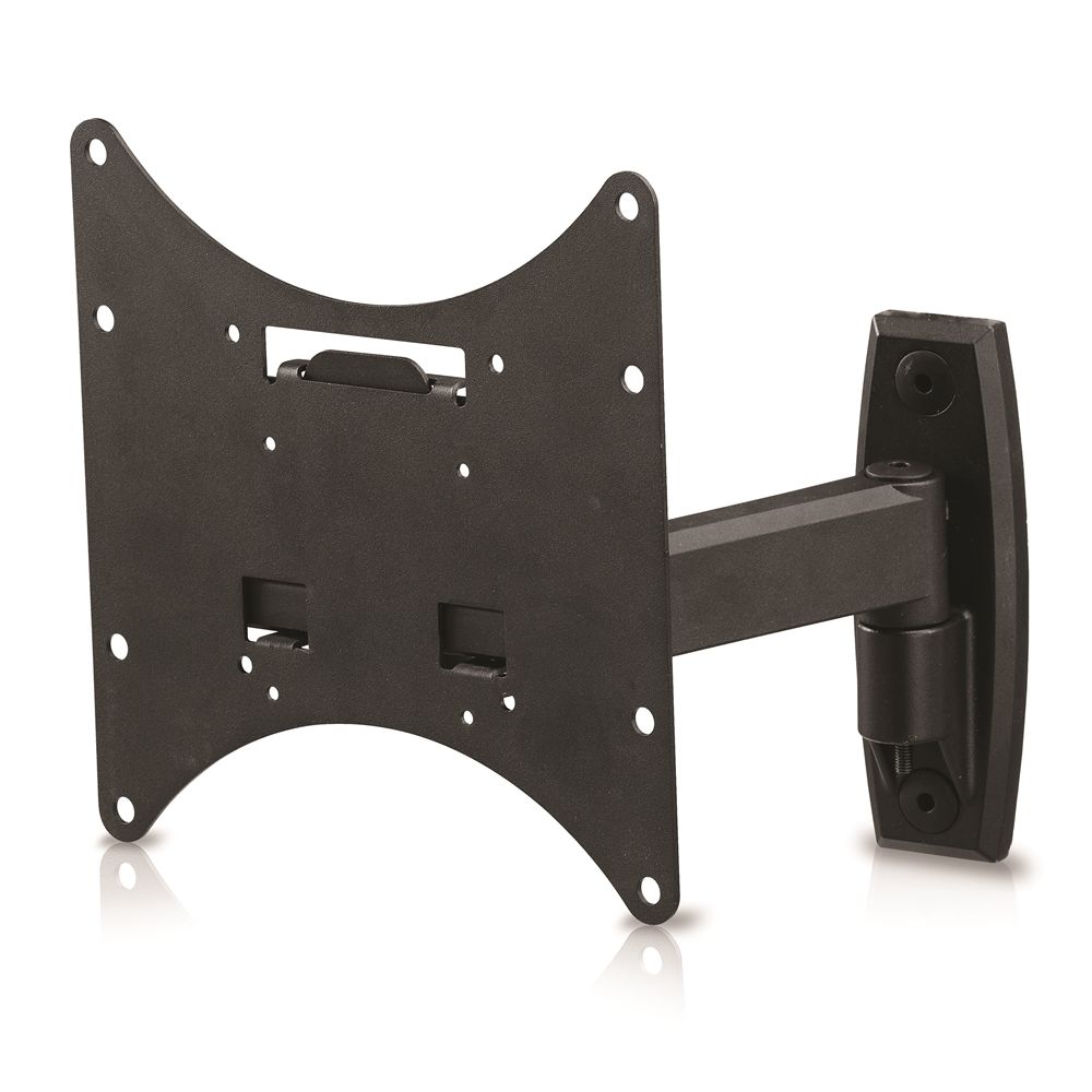 Heavy Duty Flat Screen Pivot Wall Mount for Televisions 22-37in, Black